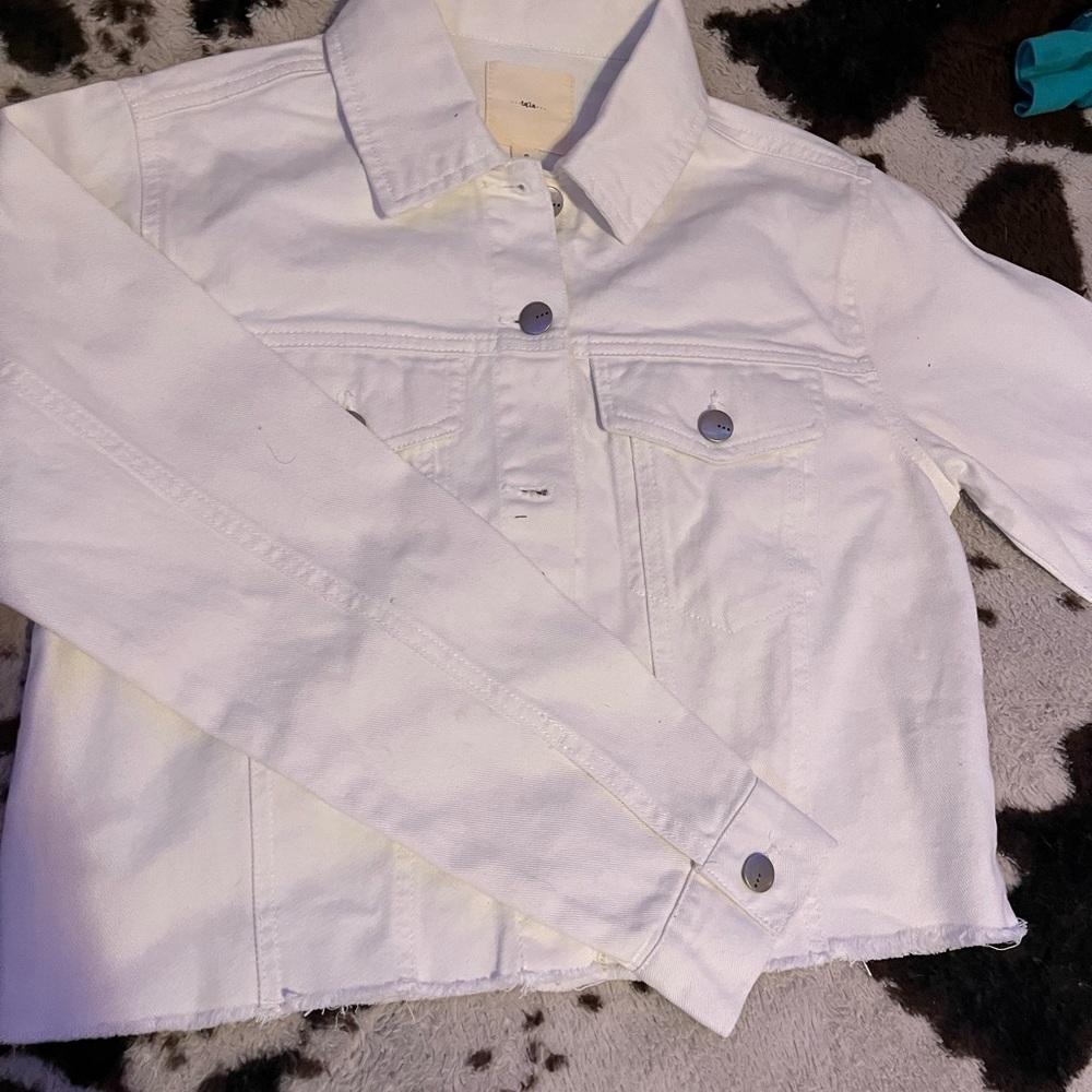 White Denim Jacket